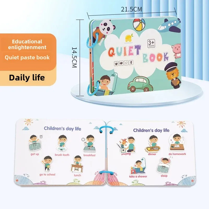 (🎁Last Day 49% OFF)🔥Keep Your Kids Away From Electronics - Early Education Enlightenment Quiet Sticker Toy