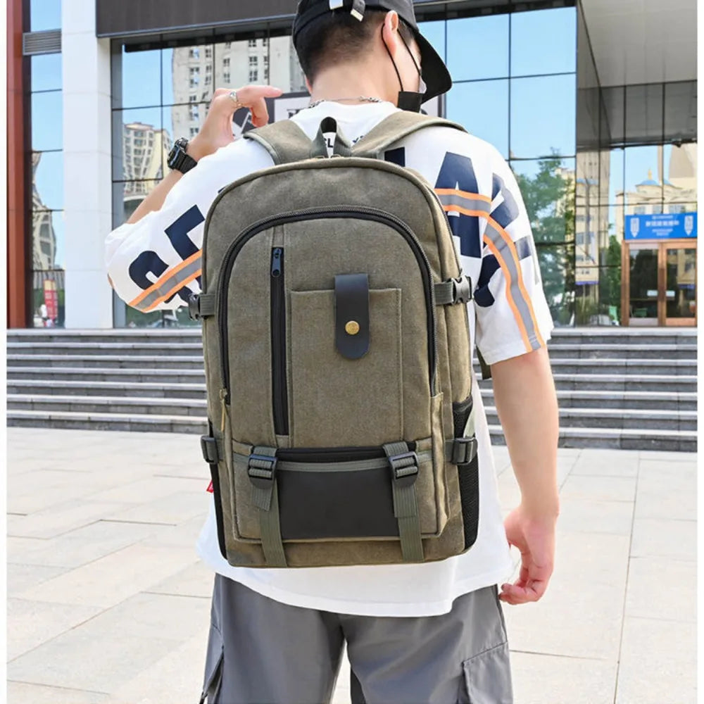 ๐๐๏ธ Menโs Mountain Backpack โ Large Capacity & Rugged Design for Your Daily Adventures! ๐๐ช
