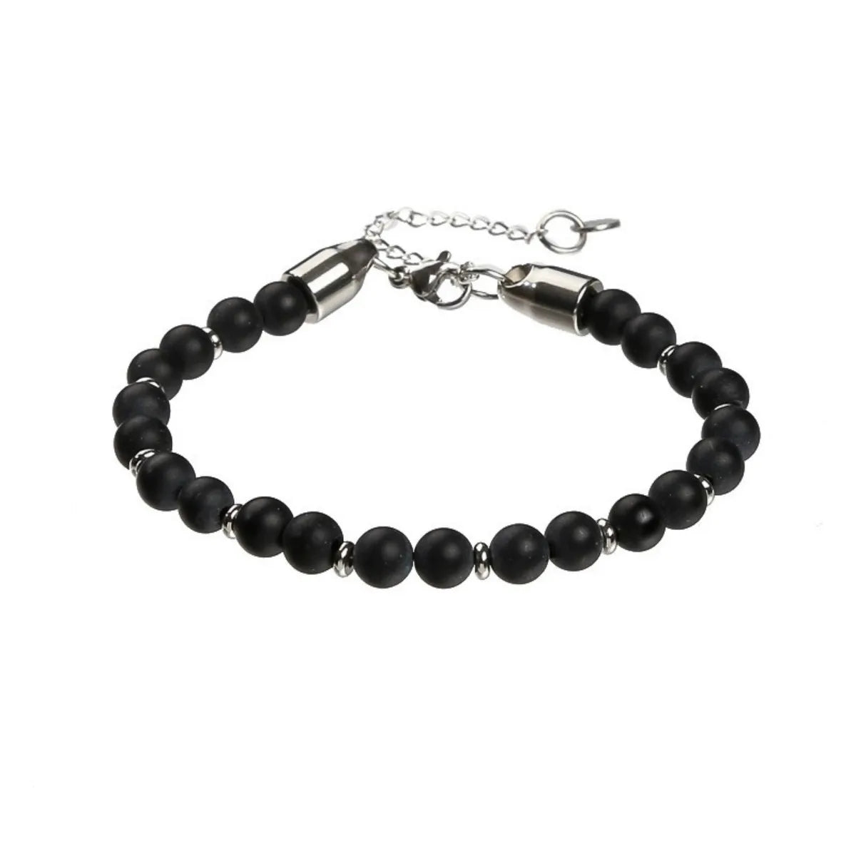 🔥 6mm Tiger Eye Bead Bracelet – Natural Stone Power + Stainless Steel Strength