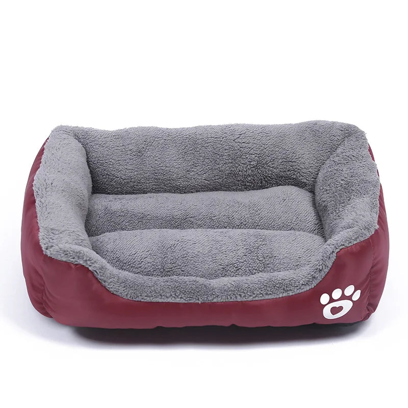 "ποΈπΆ Plush Large Dog Bed β Waterproof, Washable & Cozy for All Seasons! π±β¨πΎ"