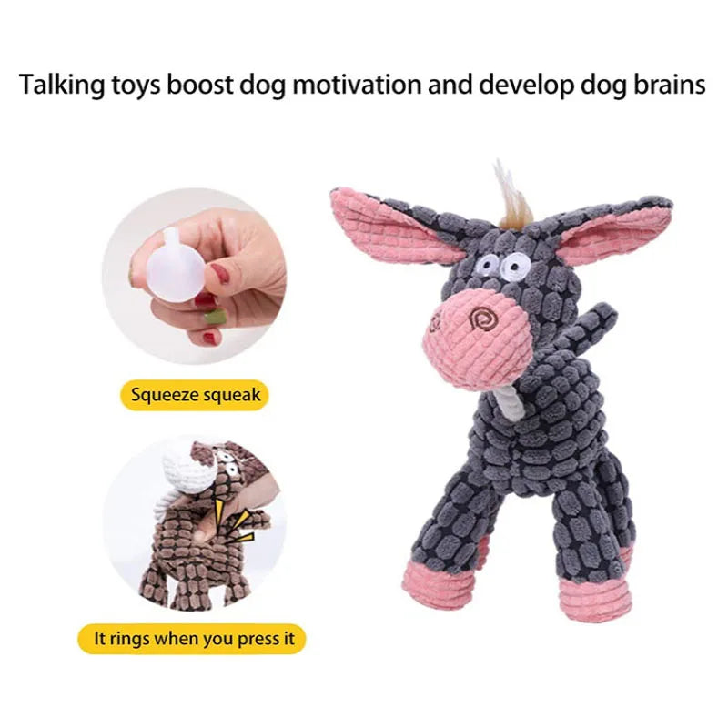 Plush Squeaky Dog Toy 🔥