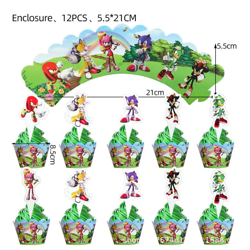 ππ Sonic Party Set β Celebration Decorations & Supplies for Boys ππΎ