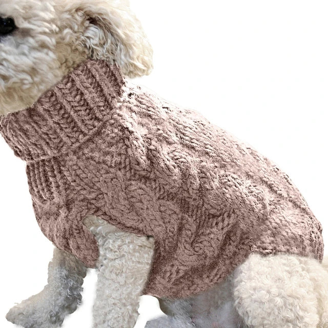 ❄️ Cozy Turtleneck Pet Sweater – Winter-Ready Style & Warmth!