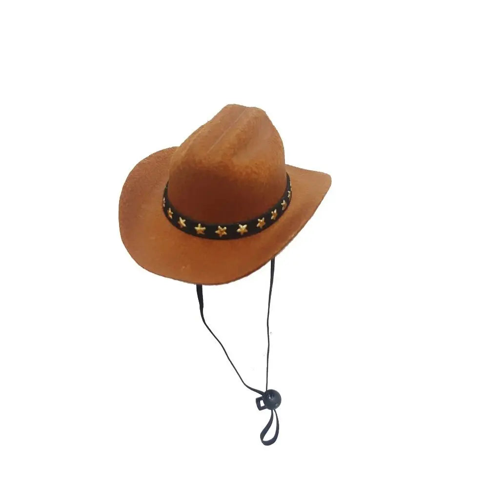 ๐ค ๐พ Adjustable Funny Cowboy Hat โ Cool Summer Pet Accessory!