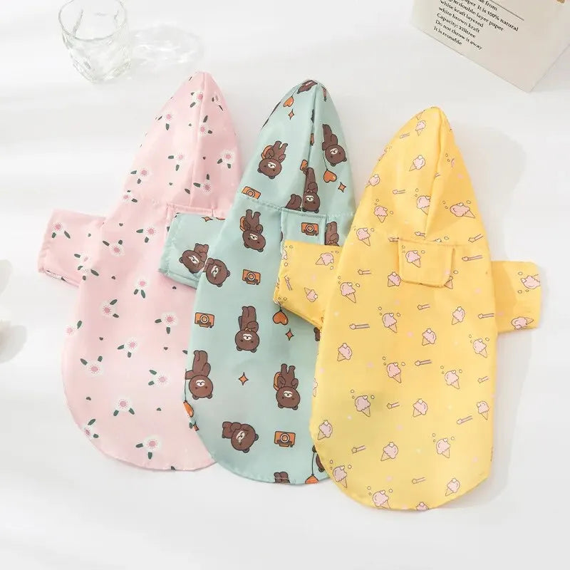 π§οΈπ Waterproof Summer Dog Raincoat β Stylish & Lightweight!