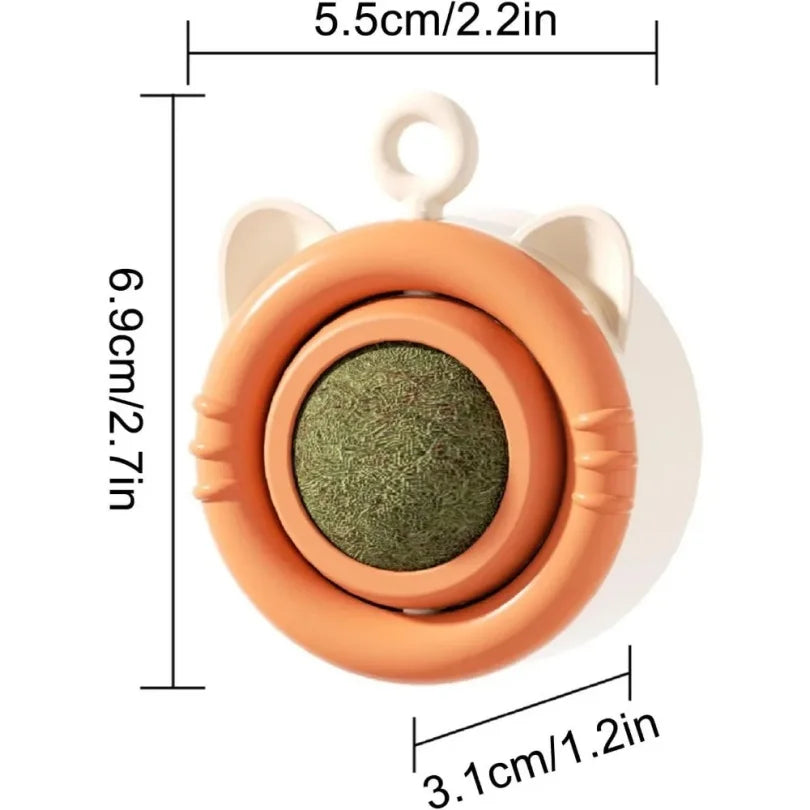 πΎπΏ Natural Catnip Wall Ball Toy β Healthy Treat & Snack for Cats, Aids Digestion πΊπ