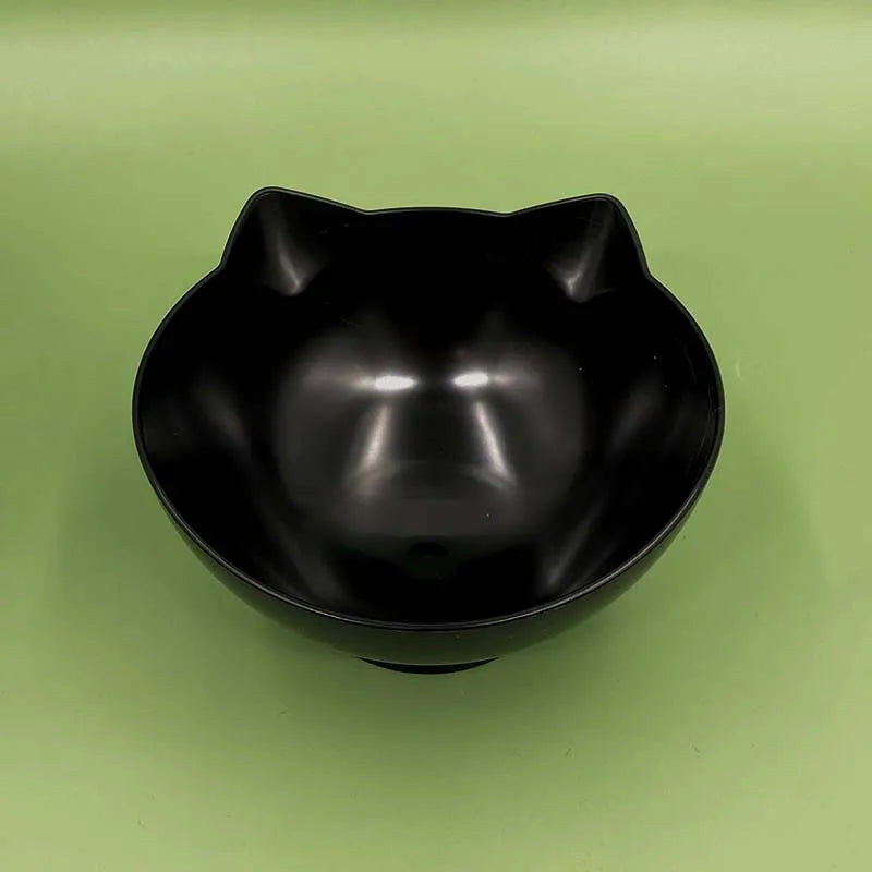 🐾🍽️ Non-Slip Double Pet Bowl – Tilted Stand for Easy Feeding & Drinking! 🐶🐱💧