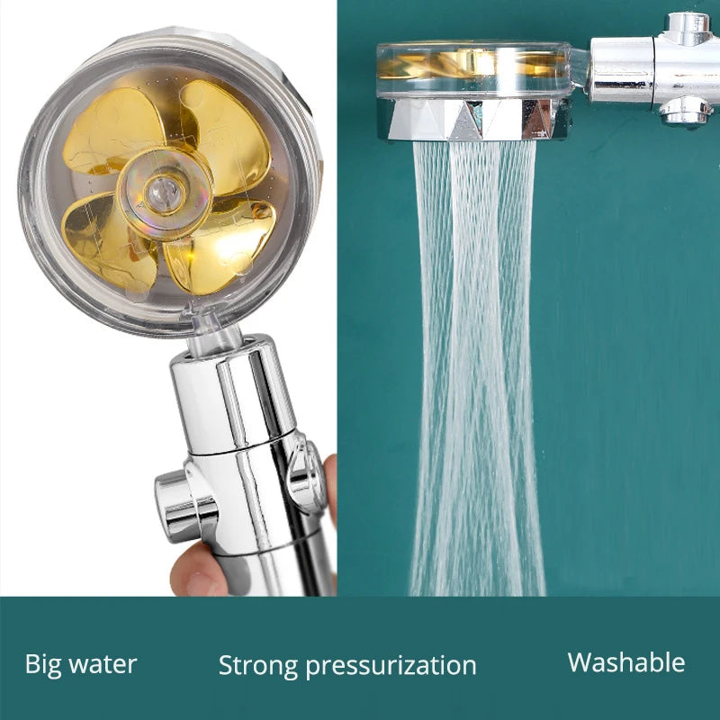 πΏ 360Β° Turbo Shower Head β High Pressure & Water Saving! π¦