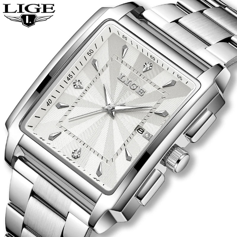 ⌚ LIGE Luxury Men's Watch – Precision Meets Bold Style