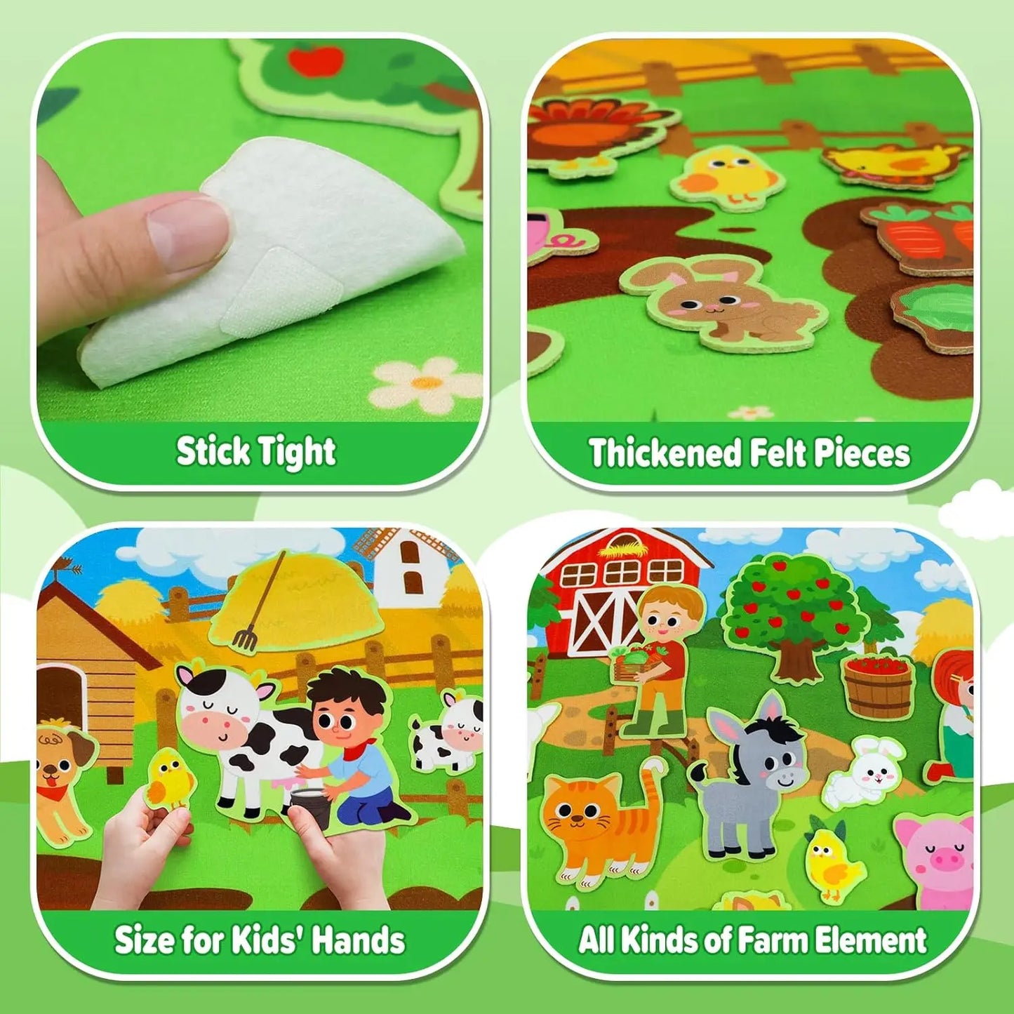 π Farm Animals Felt Storyboard Set β Where Learning Meets Play!