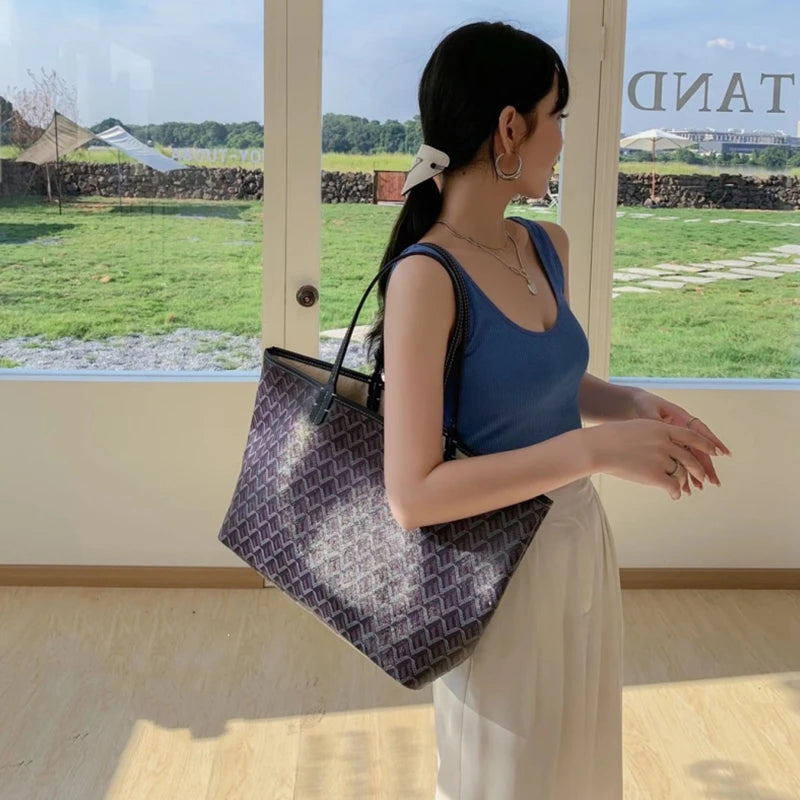 👜💎 A+++++ Leather Tote Bag | Large Capacity Women’s Shoulder & Shopping Handbag – Designer Style with Sturdy Handles