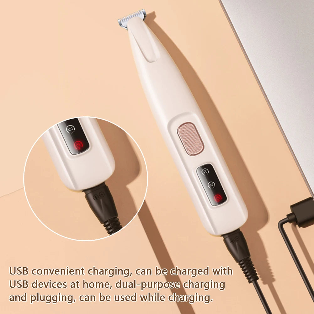 ๐ก๐พ Paw Trimmer with LED โ Rechargeable & Cordless!