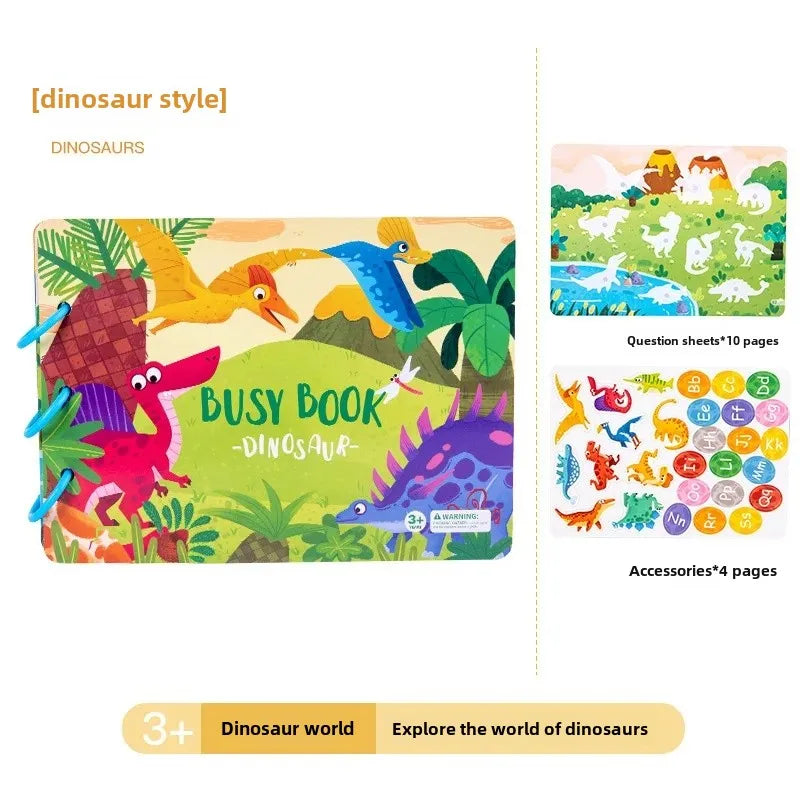 (🎁Last Day 49% OFF)🔥Keep Your Kids Away From Electronics - Early Education Enlightenment Quiet Sticker Toy
