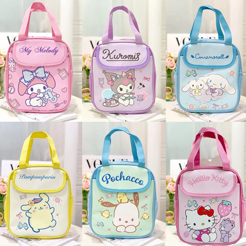 π±π Sanrio Insulated Lunch Bag β Stylish Hello Kitty & Kuromi Design πβοΈ