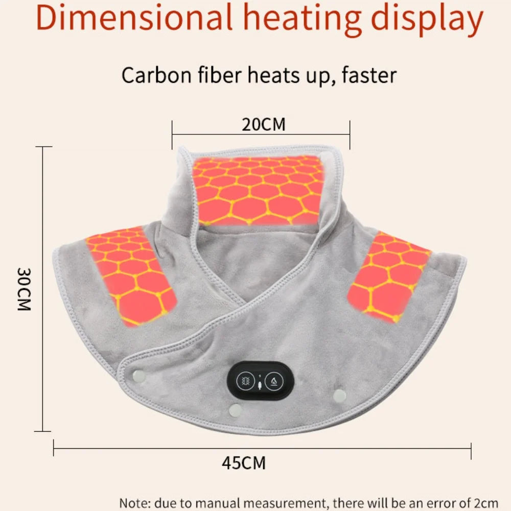 🔥🧣 USB Heated Neck & Shoulder Pad – Warm & Comfortable!