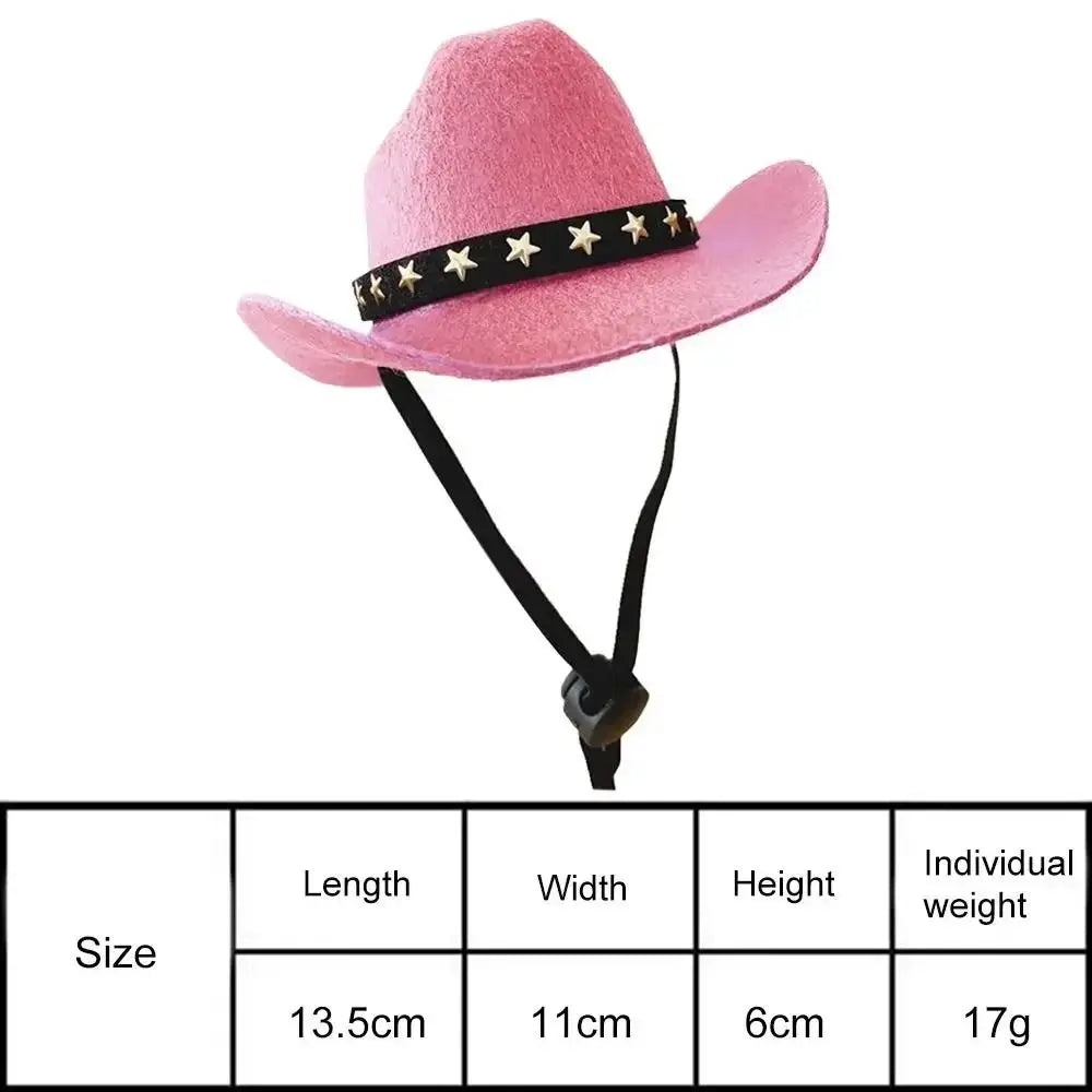 ๐ค ๐พ Adjustable Funny Cowboy Hat โ Cool Summer Pet Accessory!