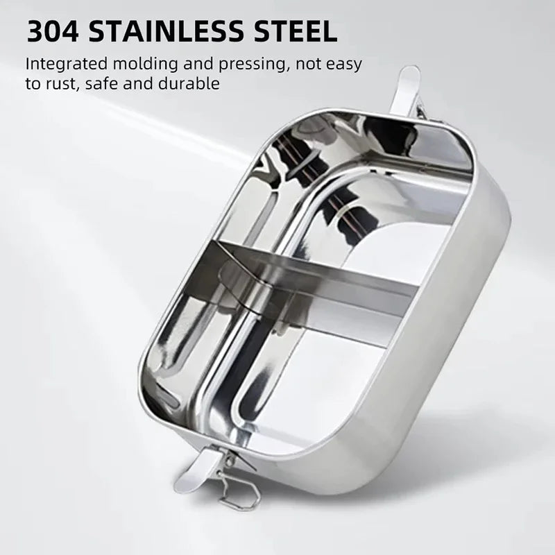 "π₯π± Leak-Proof Stainless Steel Bento Box β Portable, Durable & Dishwasher Safe! ππ΄"