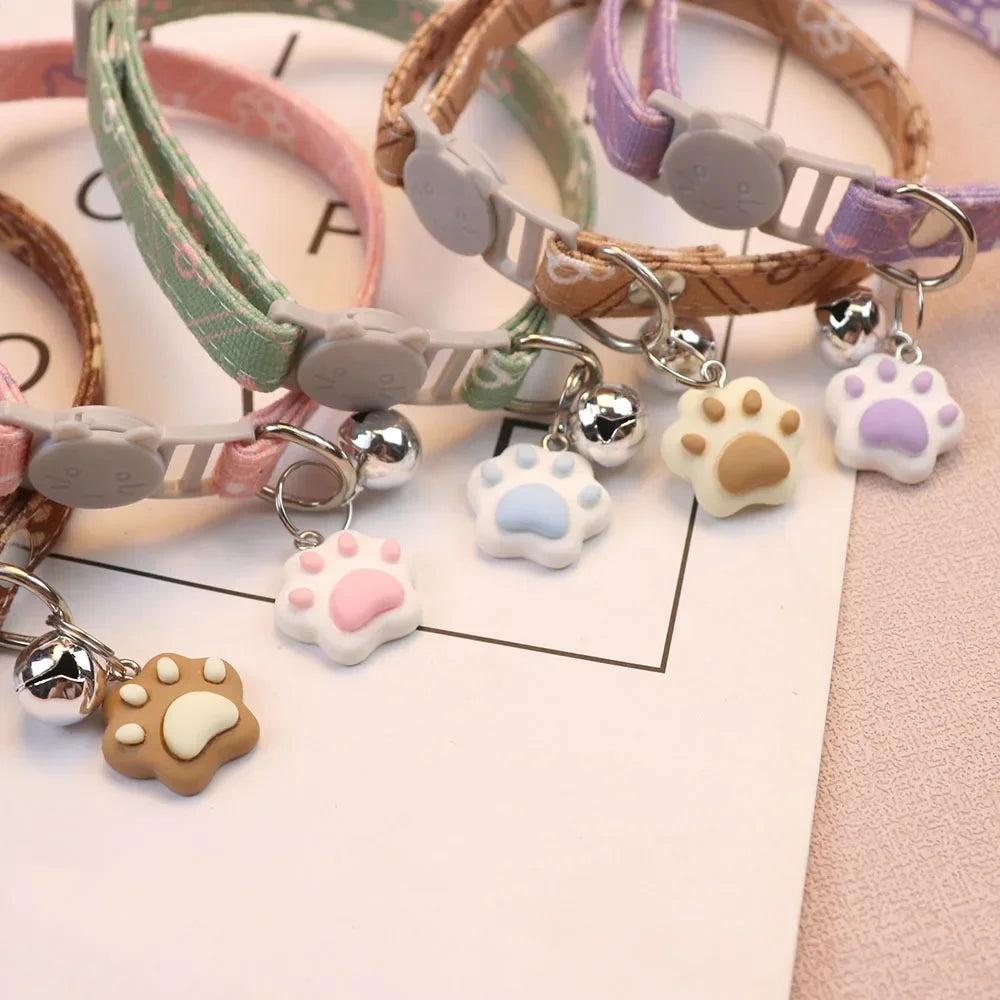 ππΎ Cute Adjustable Collar with Bell β Perfect for Pets!