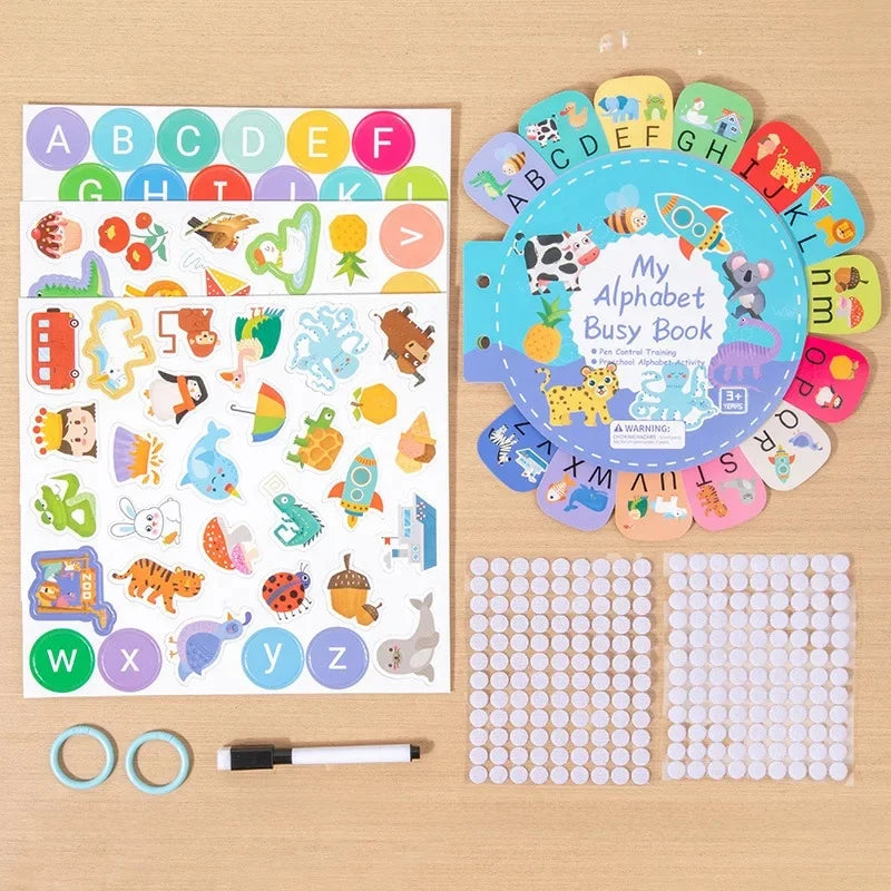 (🎁Last Day 49% OFF)🔥Keep Your Kids Away From Electronics - Early Education Enlightenment Quiet Sticker Toy