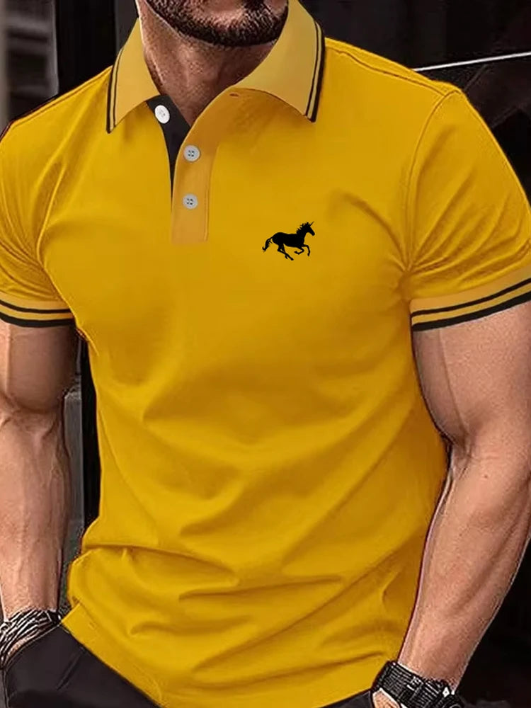 👕🧍 Men’s Classic Polo T-Shirt – Casual, Comfy & S–3XL!