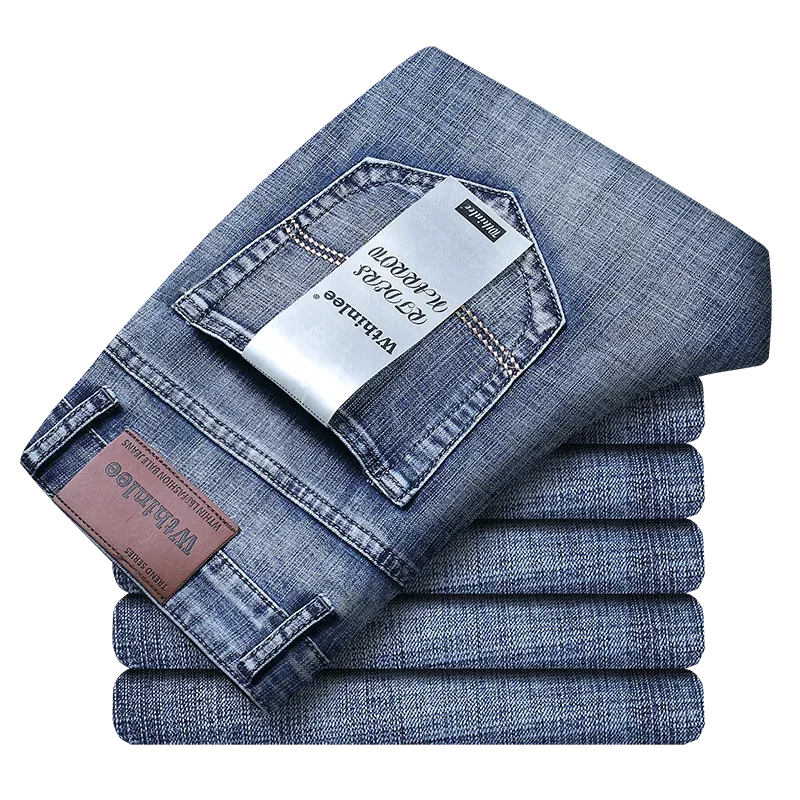 π 2025 Classic Men's Jeans β Stretch Denim for All Seasons π΅β« Casual & Workwear ππ§ββοΈ
