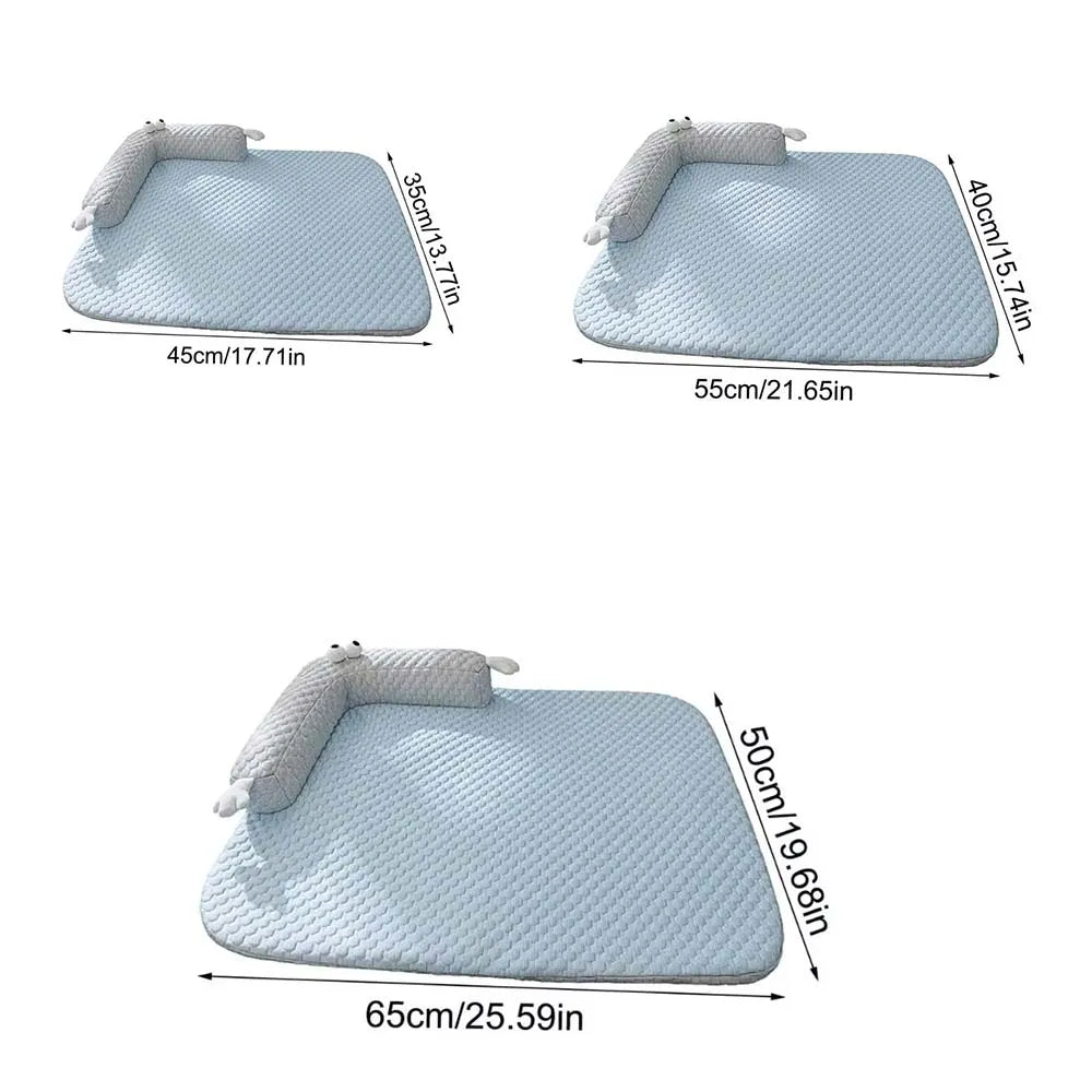 ❄️🐾 Summer Cooling Pad – Breathable & Washable for Pets!
