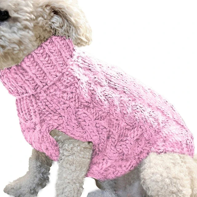 ❄️ Cozy Turtleneck Pet Sweater – Winter-Ready Style & Warmth!