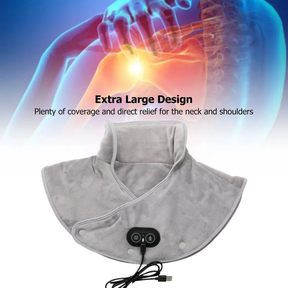 🔥🧣 USB Heated Neck & Shoulder Pad – Warm & Comfortable!