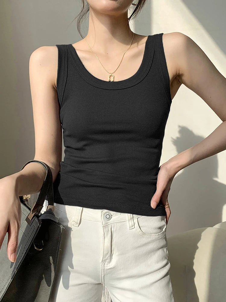 ☀️ Essential Ribbed Tank Top – Effortless Style Meets All-Day Comfort!