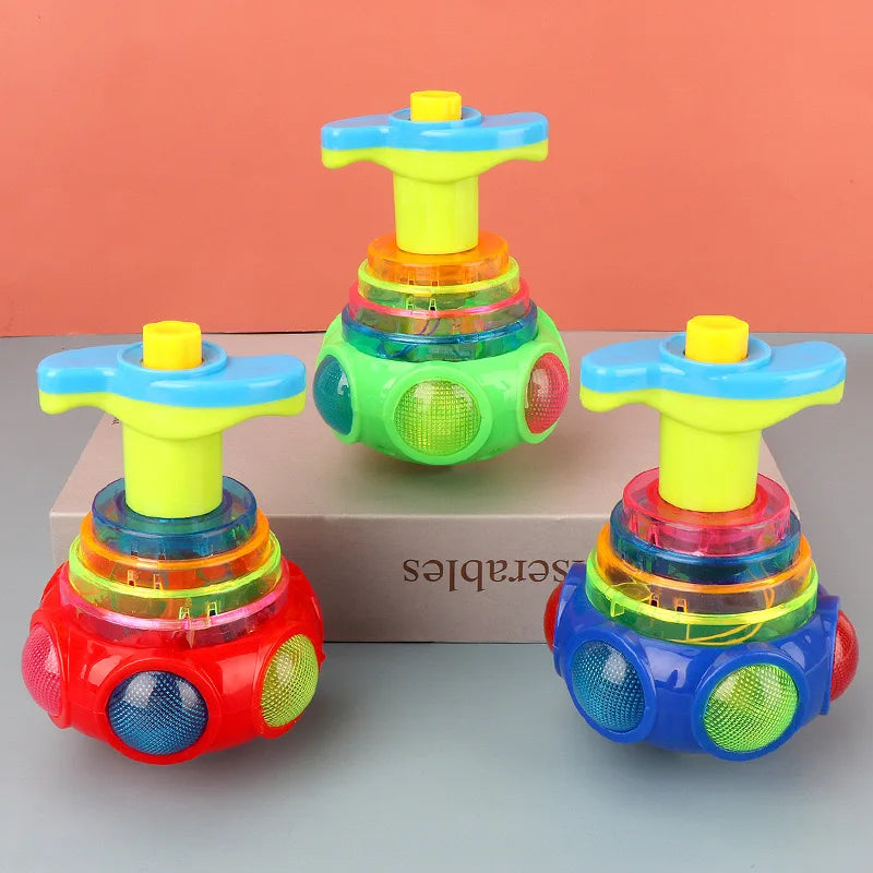 🔥BIG SALE - 49% OFF🔥 Music Flashing Spinners Toy With Launcher