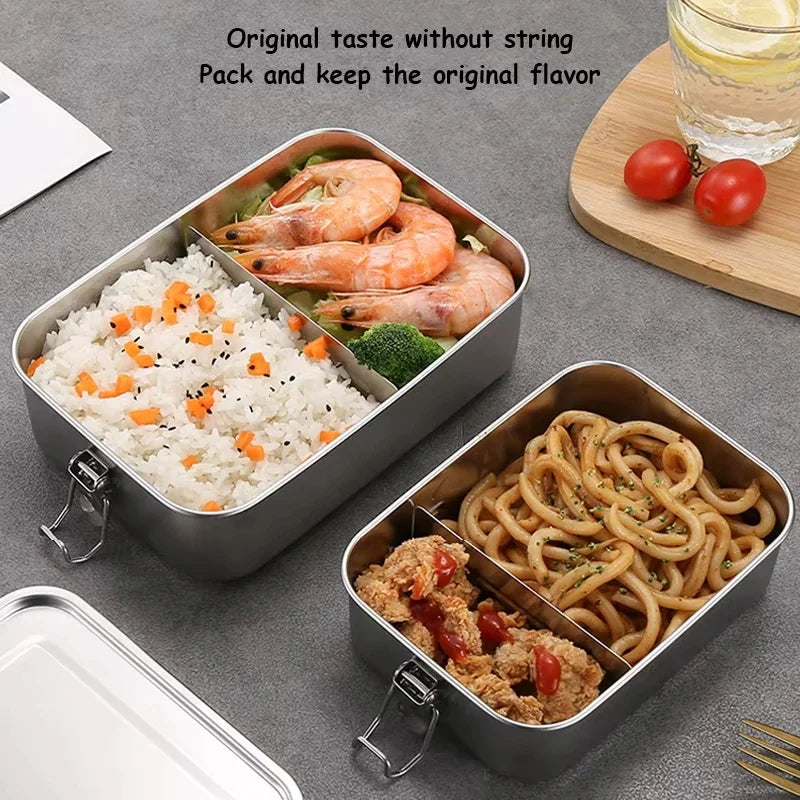 "π₯π± Leak-Proof Stainless Steel Bento Box β Portable, Durable & Dishwasher Safe! ππ΄"