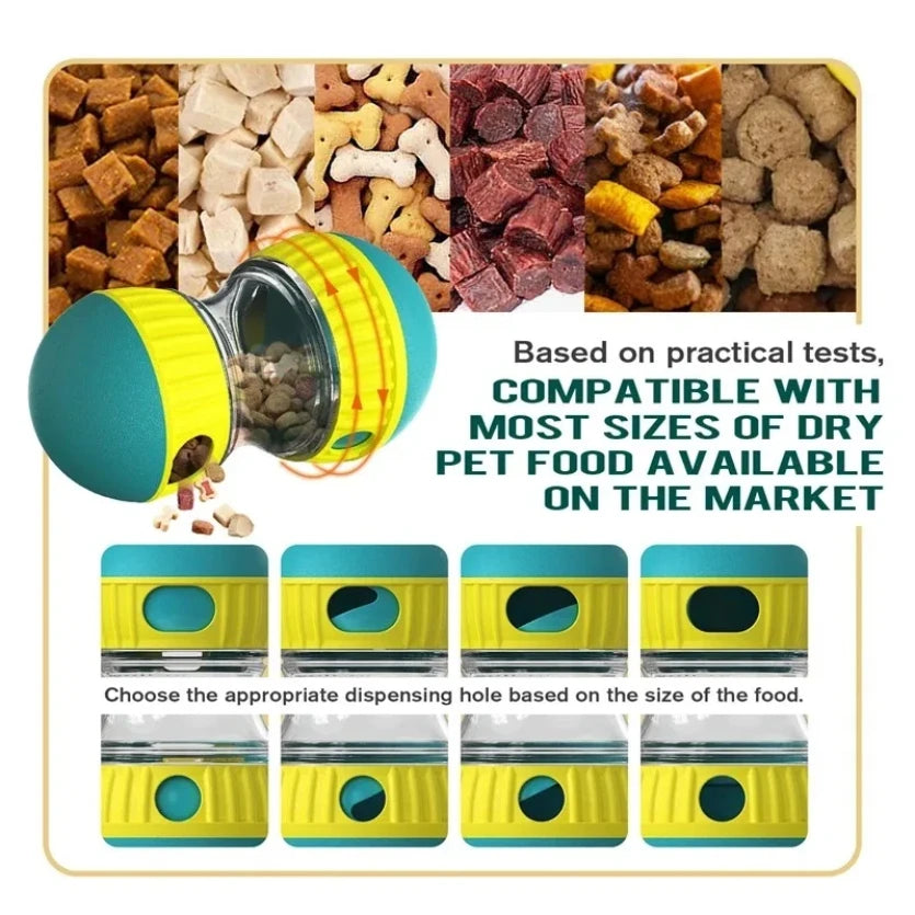 🐶 Tumbler Leaky Food Ball – Smart Fun + Slow Feeding in One!