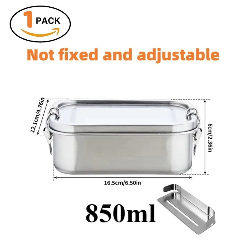 "π₯π± Leak-Proof Stainless Steel Bento Box β Portable, Durable & Dishwasher Safe! ππ΄"