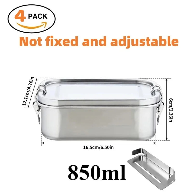 "π₯π± Leak-Proof Stainless Steel Bento Box β Portable, Durable & Dishwasher Safe! ππ΄"