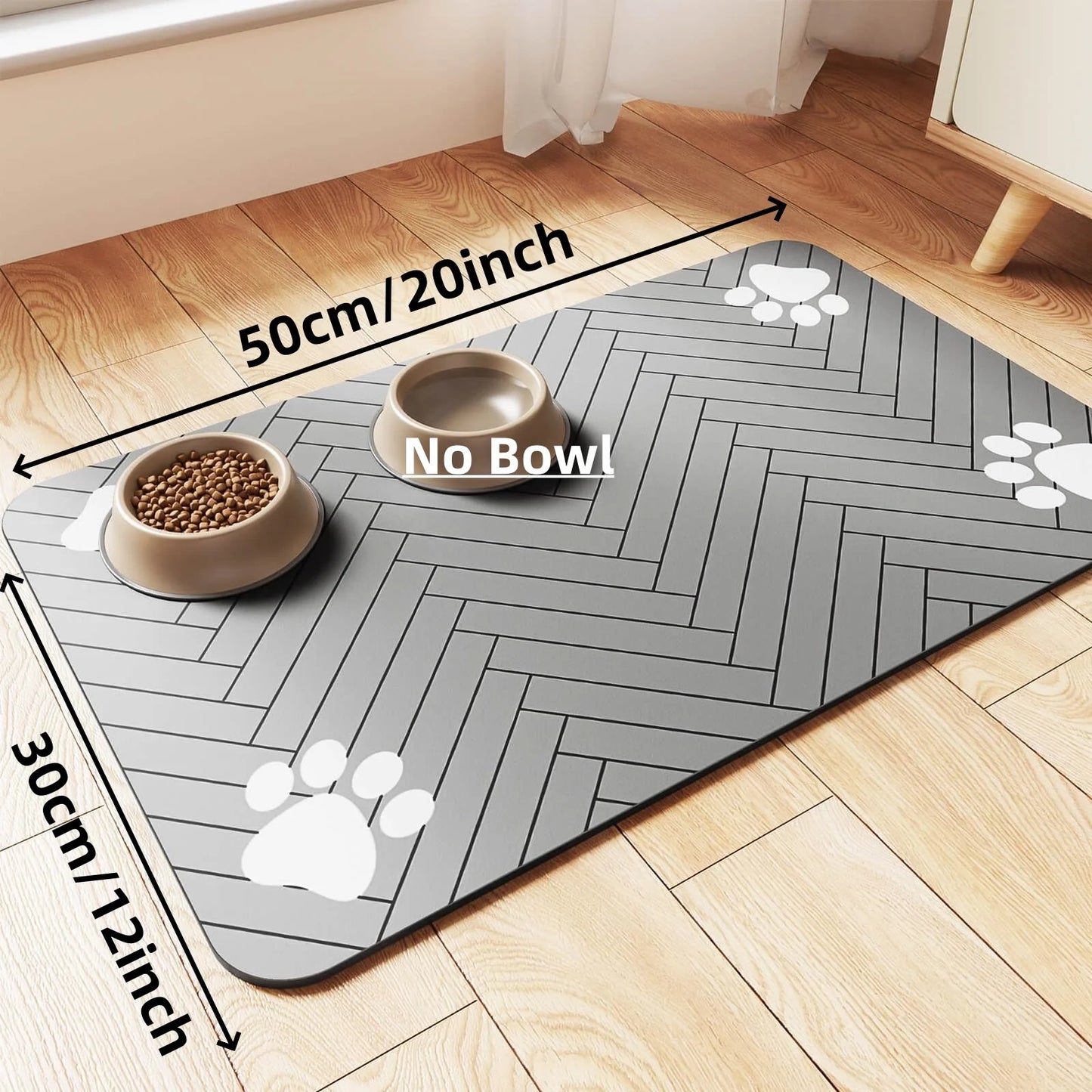 πΎπ§ Waterproof Absorbent Pet Feeding Mat β Quick Dry!