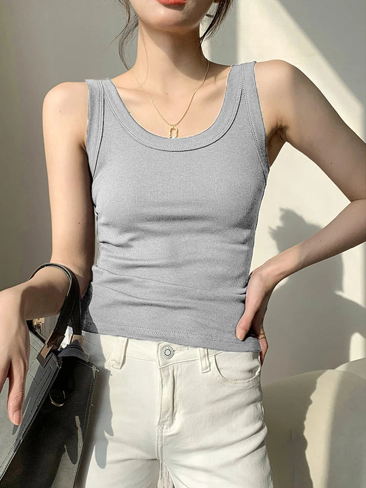 ☀️ Essential Ribbed Tank Top – Effortless Style Meets All-Day Comfort!