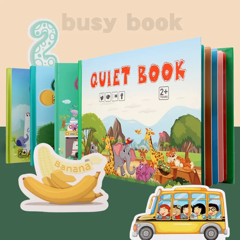 (🎁Last Day 49% OFF)🔥Keep Your Kids Away From Electronics - Early Education Enlightenment Quiet Sticker Toy