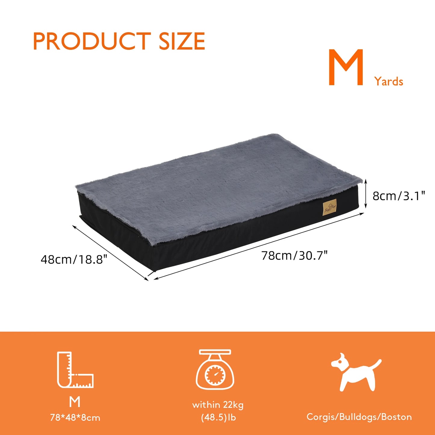 ποΈπ Washable Orthopedic Dog Bed β Comfort for Large Dogs!