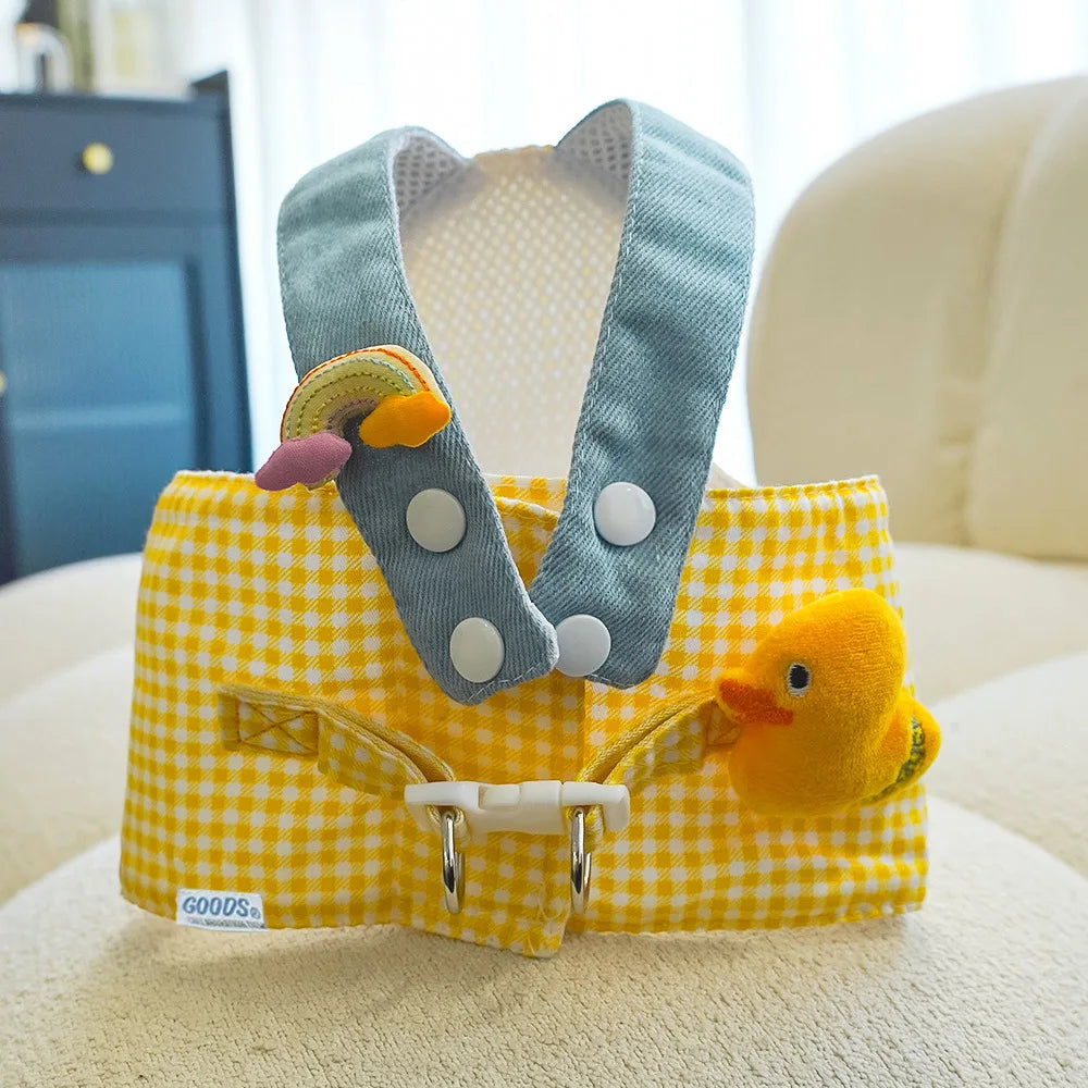 π€β¨ Adorable Duck & Frog Pet Harness Set β Stylish, Comfy & Secure!