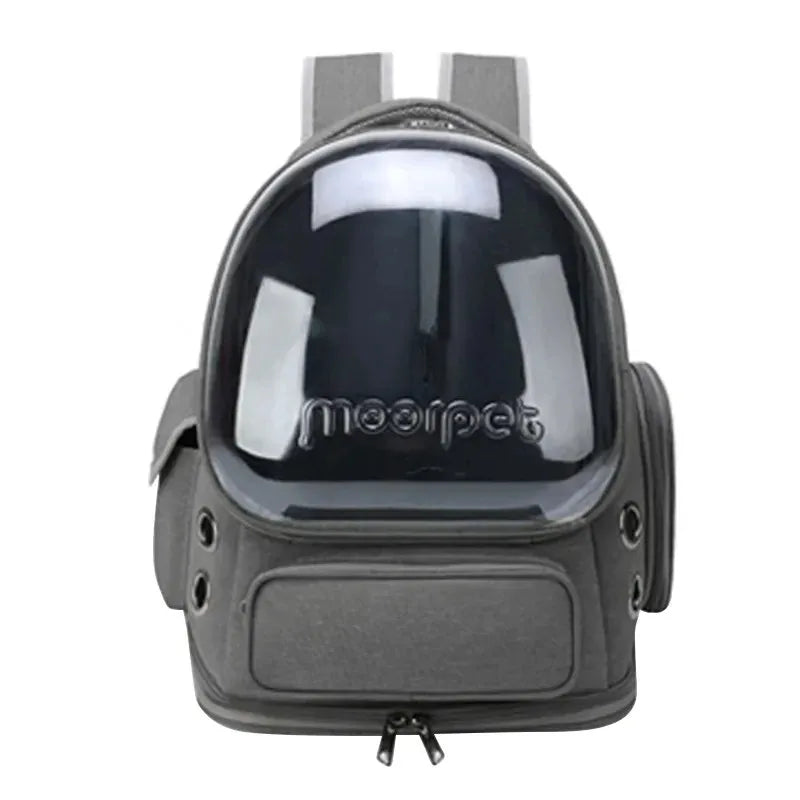 "ππΎ Stylish & Comfy β Transparent Pet Travel Backpack! π±πΆβ¨"