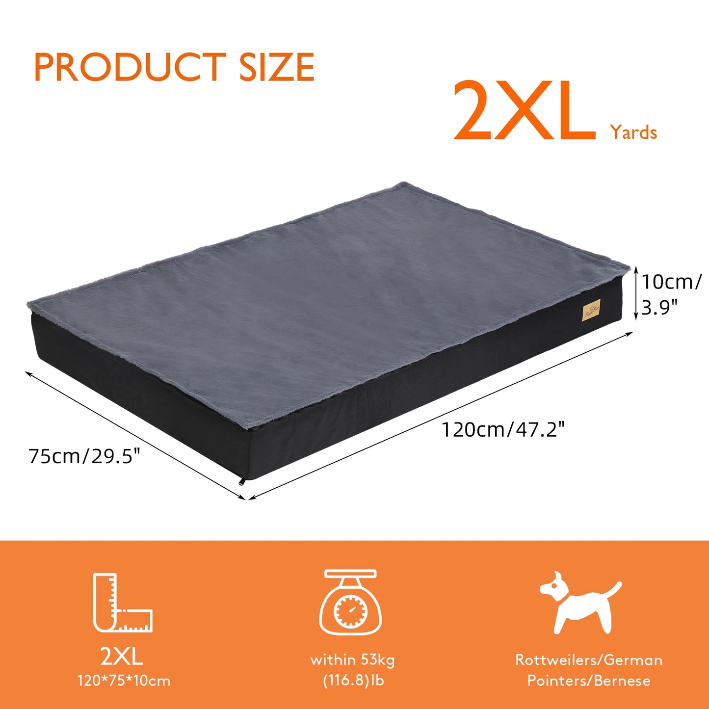 ποΈπ Washable Orthopedic Dog Bed β Comfort for Large Dogs!
