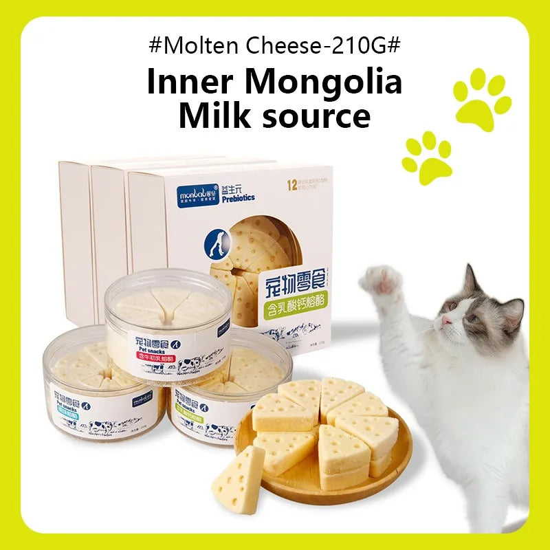 ๐ง๐พ Freeze-Dried Cheese Treats โ High Calcium, Tasty & Great for Digestion! ๐ถ๐ฑโจ