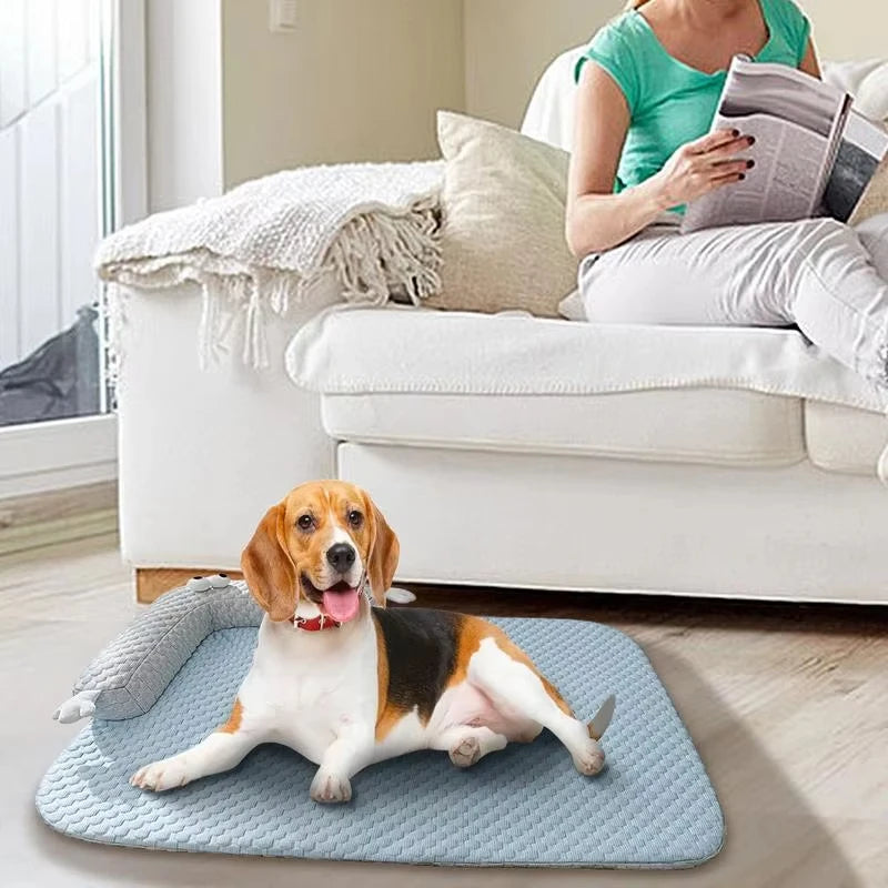 ❄️🐾 Summer Cooling Pad – Breathable & Washable for Pets!