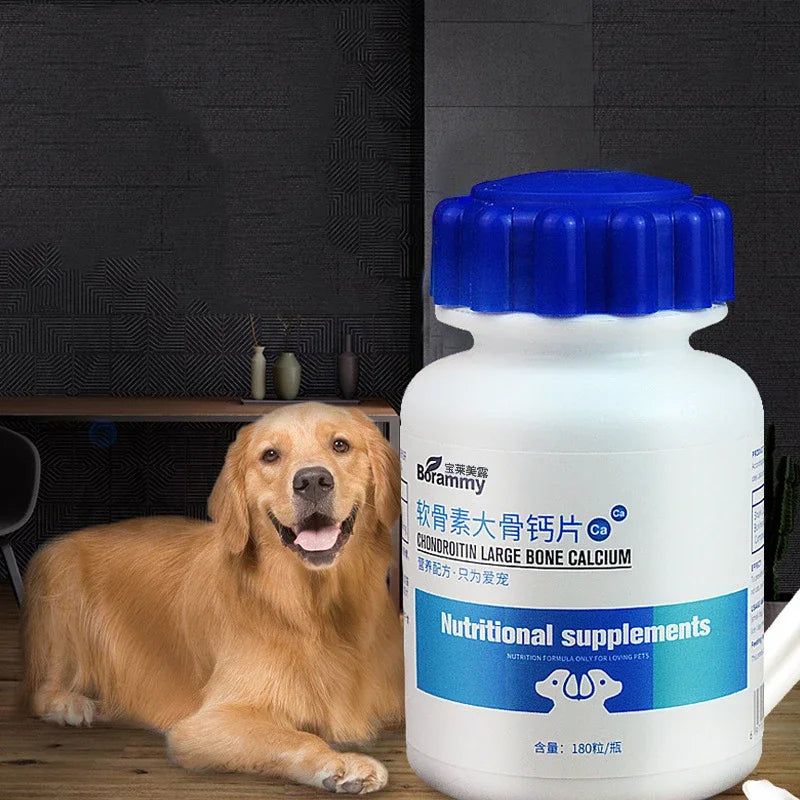 ๐ถ๐ Chondroitin & Calcium Tablets โ Strong Bones for Puppies!