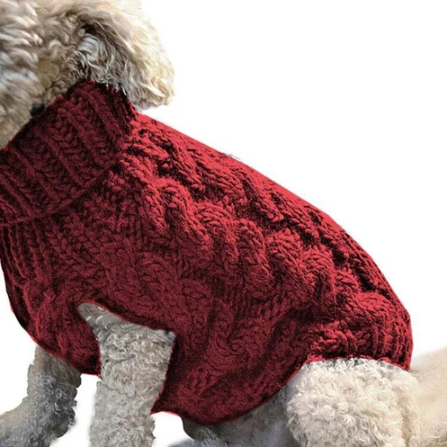 ❄️ Cozy Turtleneck Pet Sweater – Winter-Ready Style & Warmth!
