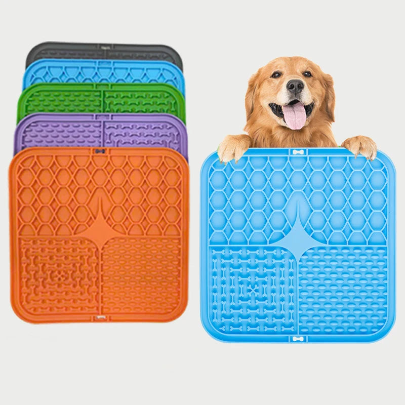 π¦΄πΆ Slow Feed Lick Mat β Fun & Calming Silicone Plate for Happy Dogs! πΎπ§ββοΈβ¨