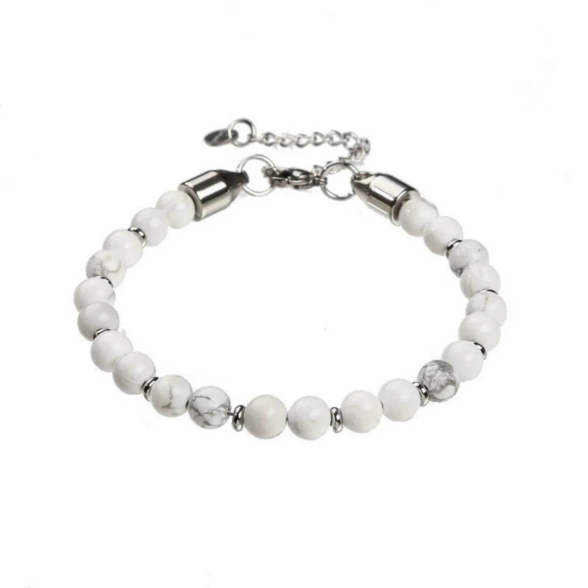 🔥 6mm Tiger Eye Bead Bracelet – Natural Stone Power + Stainless Steel Strength