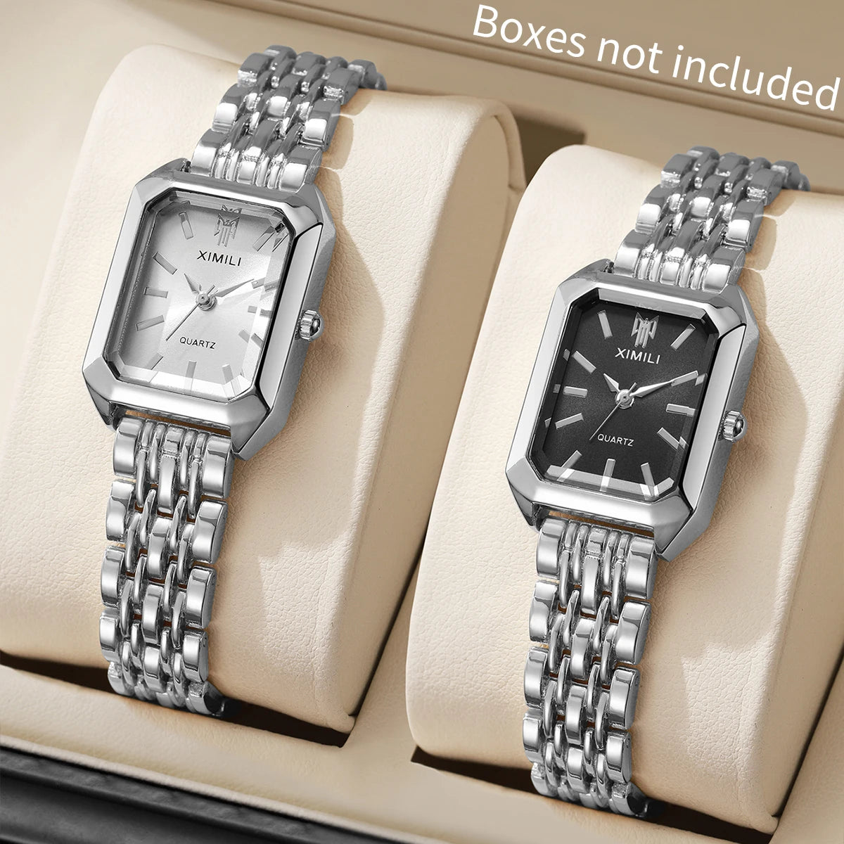 💎 Luxury Rectangle Women’s Watch Set – Timeless Elegance, Unbeatable Value!