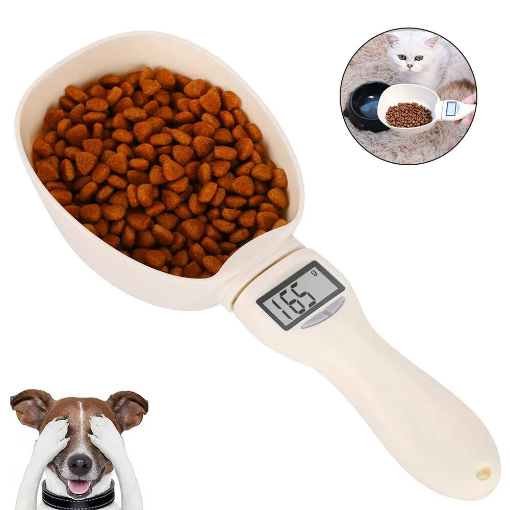 ⚖️🐾 Digital Pet Food Scoop – Accurate Measuring with LED!