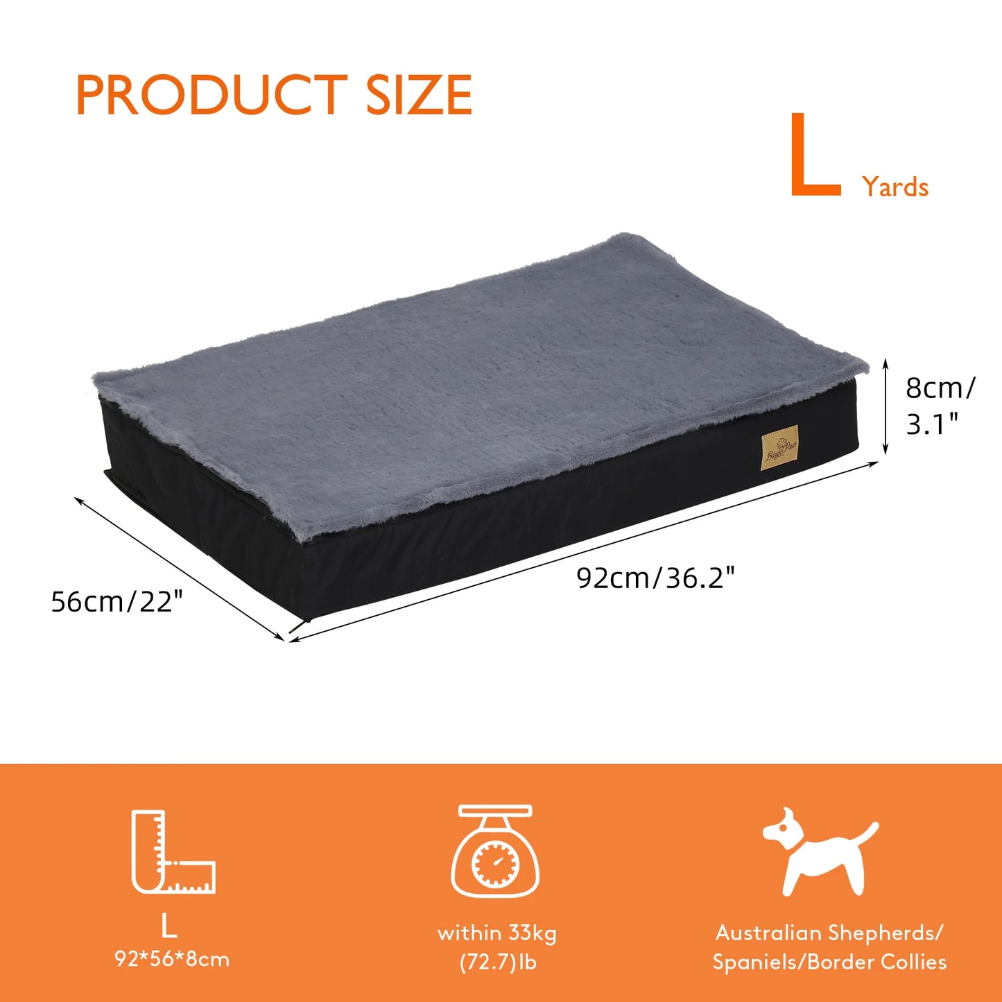 ποΈπ Washable Orthopedic Dog Bed β Comfort for Large Dogs!